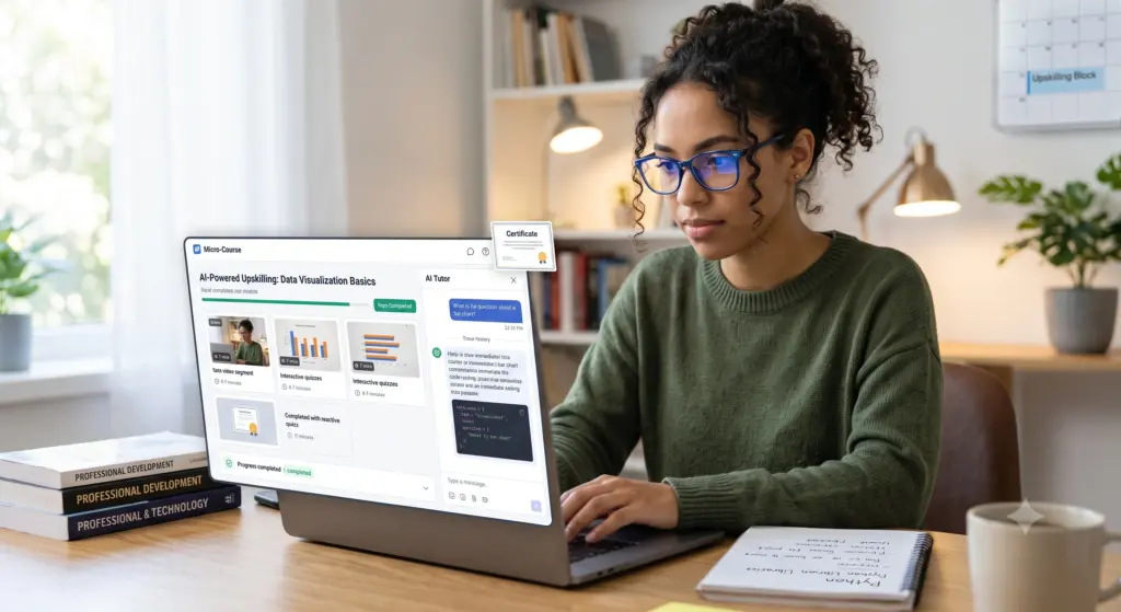AI-Powered Micro-Courses & Upskilling