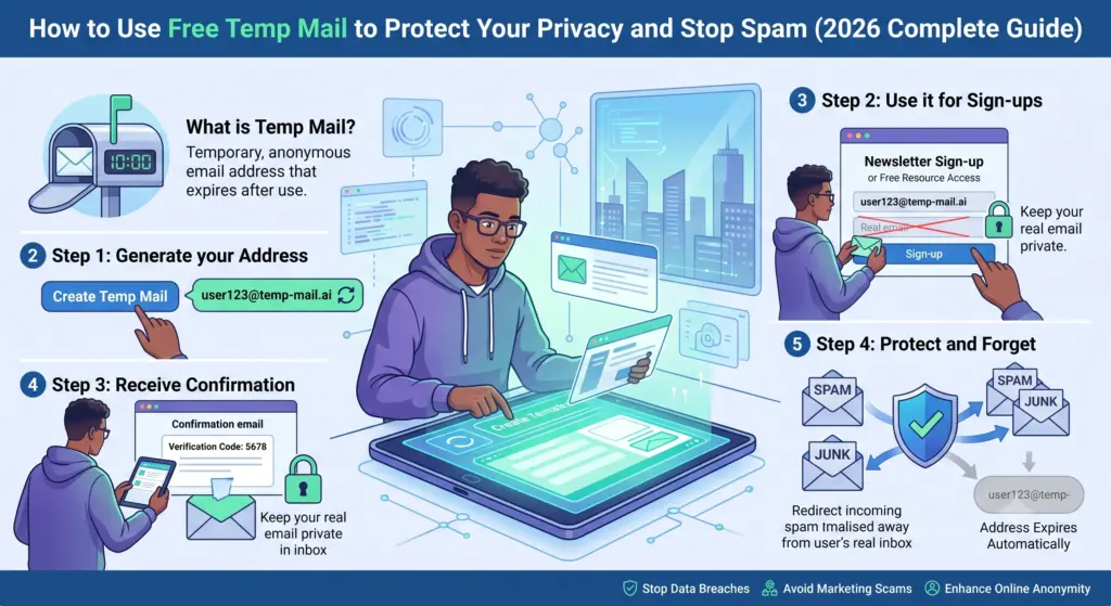 How to Use Free Temp Mail to Protect Your Privacy and Stop Spam (2026 Complete Guide)