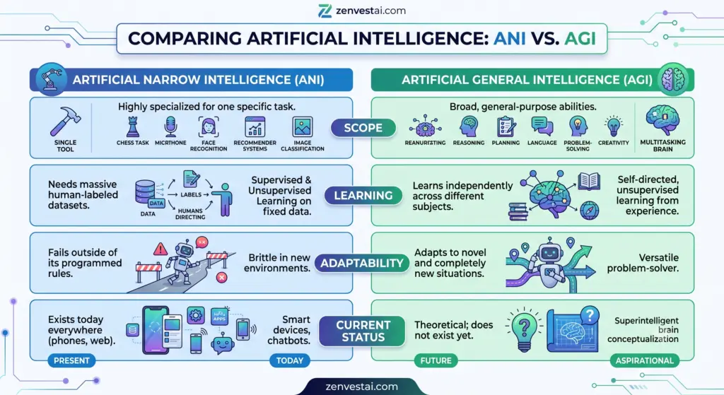 Narrow AI and AGI