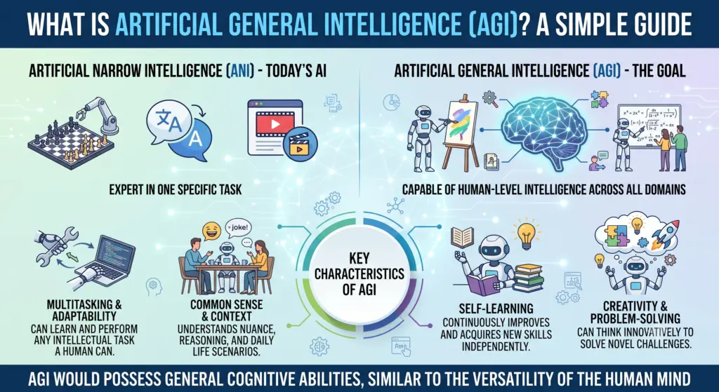 What is Artificial General Intelligence (AGI) A Simple Guide