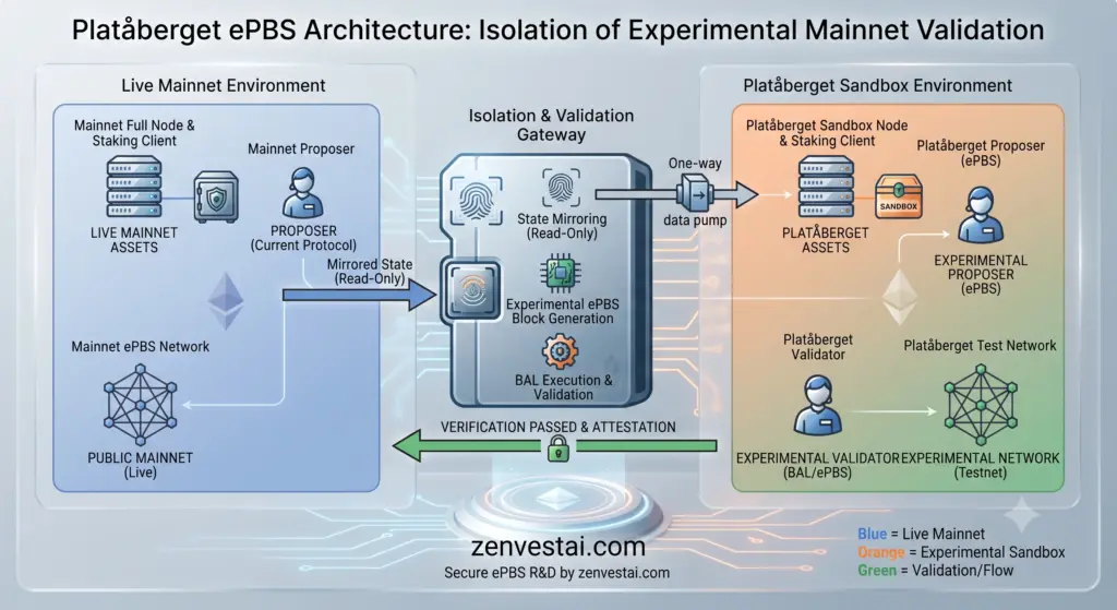 Platåberget isolates experimental ePBS block validation