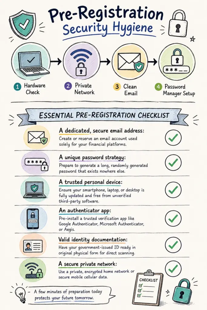 Pre-Registration Security Checklist