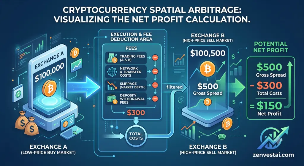 Spatial Arbitrage Flowchart