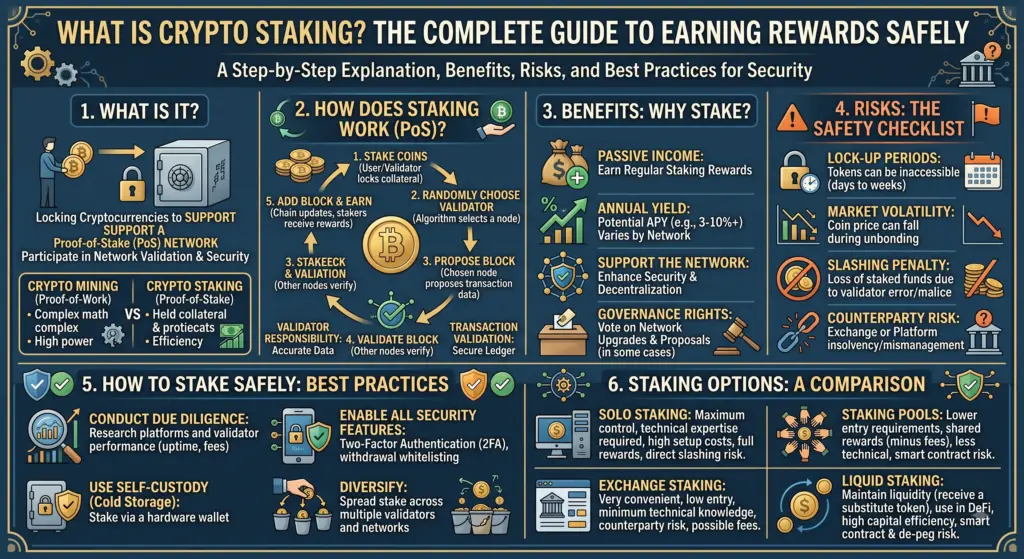 What Is Crypto Staking The Complete Guide to Earning Rewards Safely