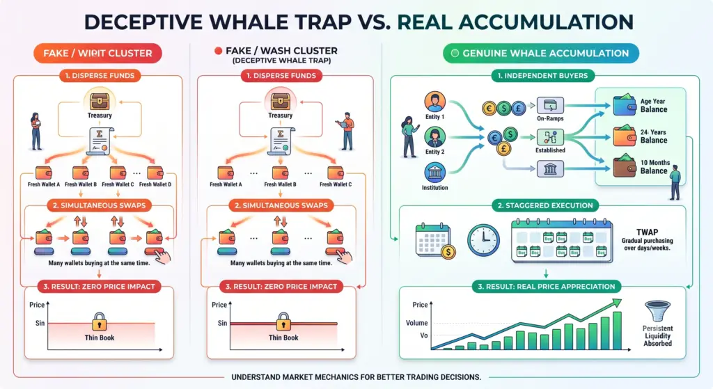 DECEPTIVE WHALE TRAP VS. REAL ACCUMULATION