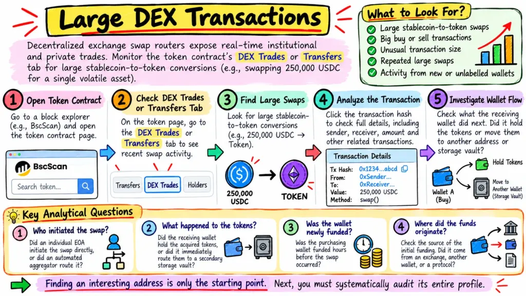 Large Dex Transaction