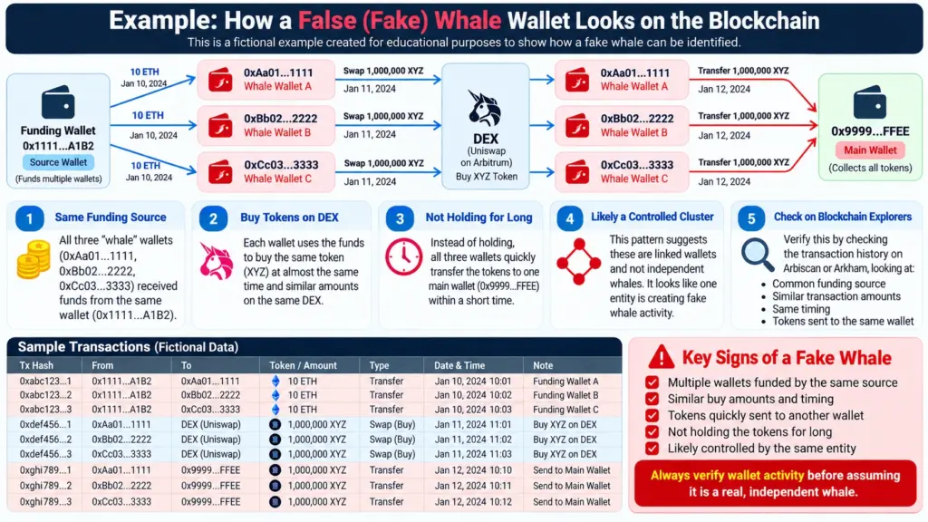 How to check false wallet