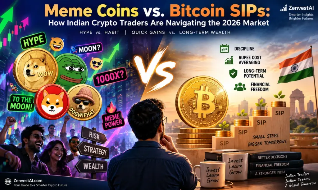 Meme Coins vs. Bitcoin SIPs How Indian Crypto Traders Are Navigating the 2026 Market