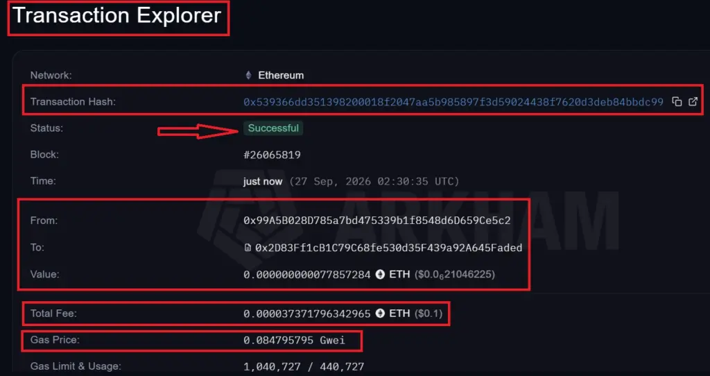 Transaction Explorer