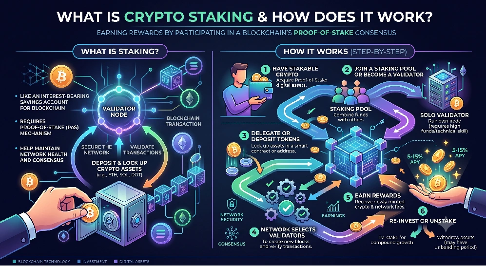 What Is Crypto Staking and How Does It Work